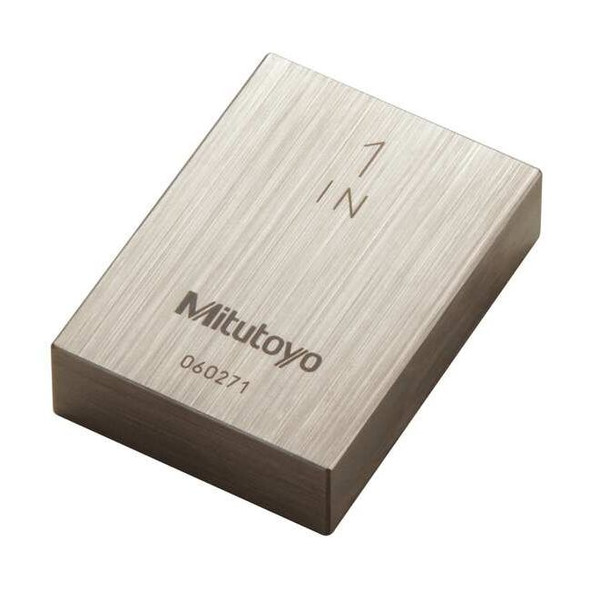 Mitutoyo Gage Block,Rect,Steel,1.00 In,ASME AS-1 611201-541