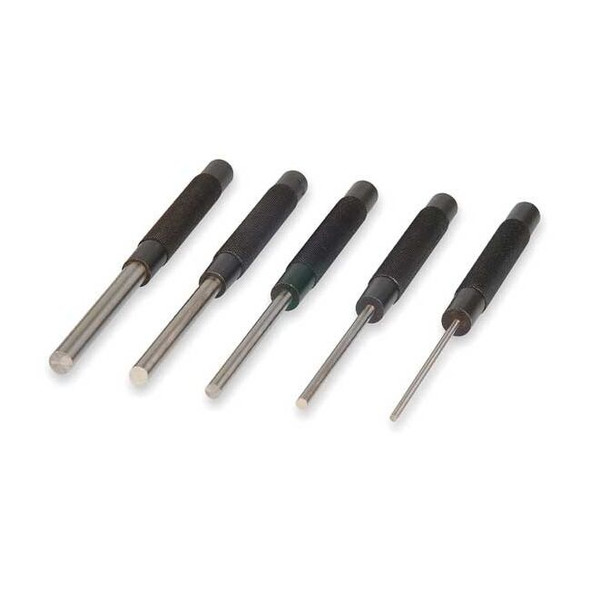 Mitutoyo Drive Pin Punch Set,5 Pieces,Steel 985-118