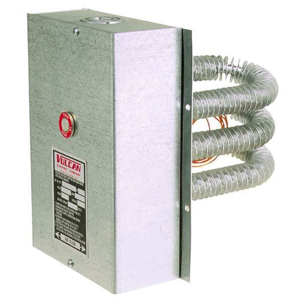 Vulcan Finned Tubular Air Duct Heater,240V VFT38-3B