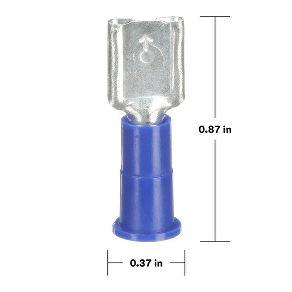 3m Female Disconnect,0.87 in L,PK100 MVU14-250DFX 3m Female Disconnect,0.87 in L,PK100 MVU14-250DFX
