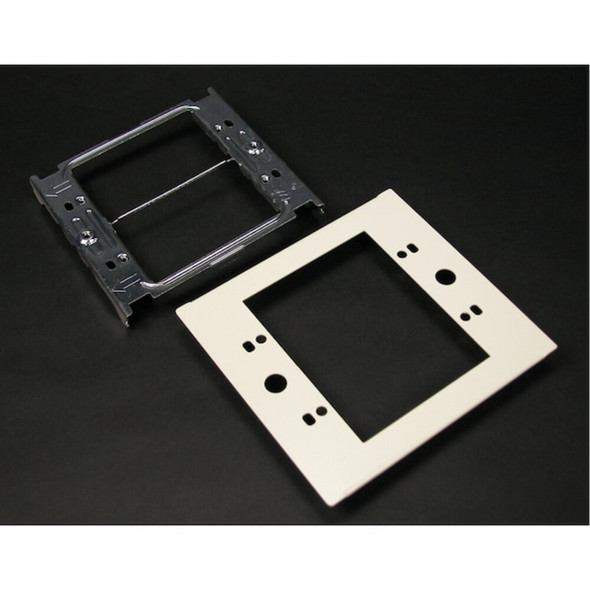 Legrand Device Plate,Ivory,Steel,Plates V4047C-2