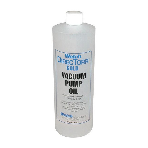 Gold Vacuum Pump Oil, 1 L, Bottle 8995G-11