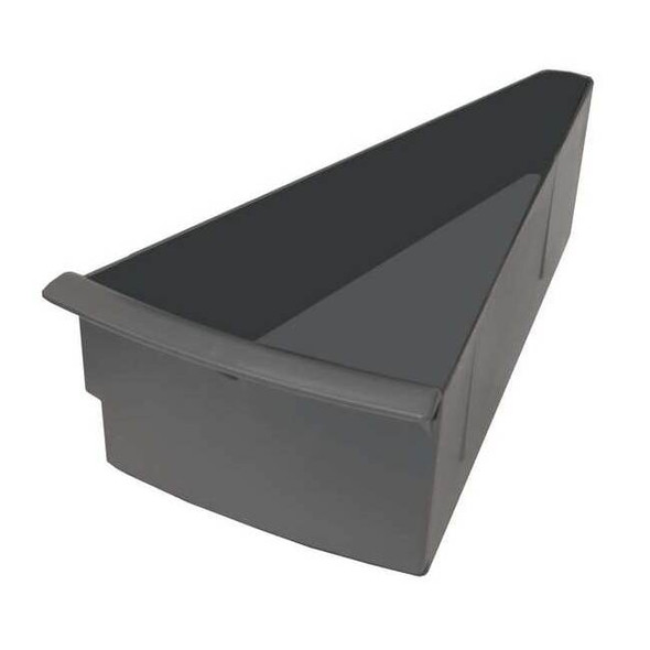 Durham Mfg Polypropylene Rotary Bin Pan, 4 1/2 in H x Gray 15007-95