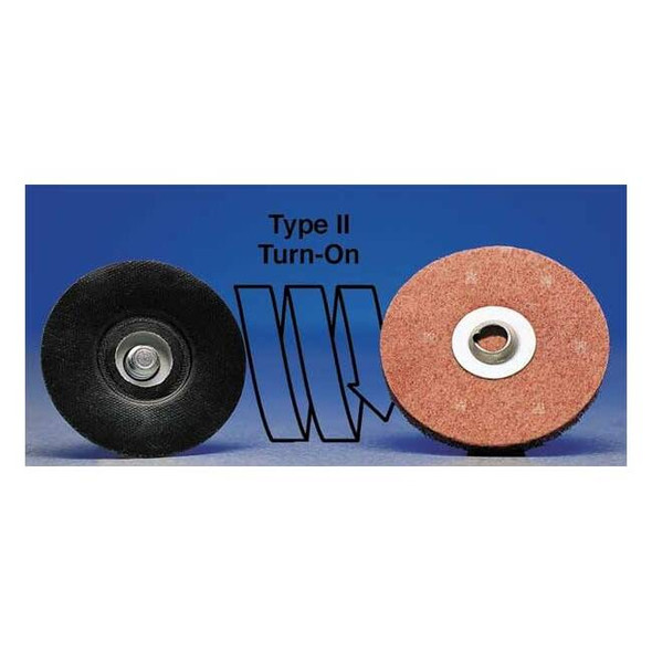 Merit Quick Change Disc Backup Pad,2 in Dia 08834160011