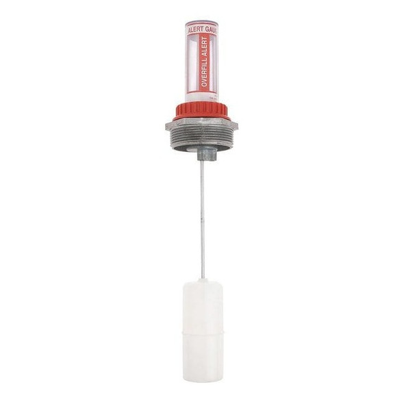 At-A-Glance Overfill Gauge,2 In NPT,6 In From Top O-2-6