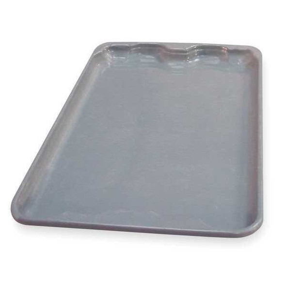 Mfg Tray Nest and Stack Box Lid Lid, Gray, Fiberglass 7803185172