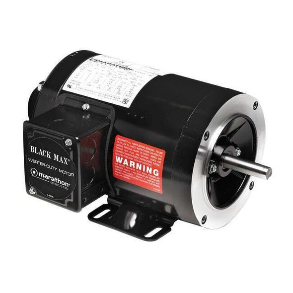 Leeson Vector Motor,4.5 lb-ft,1 HP,230/460 V 145THTR5326