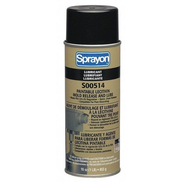 Sprayon Silicone Mold Release, 12 oz, Aerosol S00305000