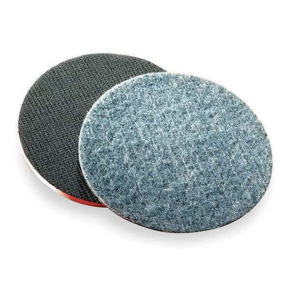 Norton Abrasives Hook-and-Loop Surface Cond Disc,4 in Dia 66261055018