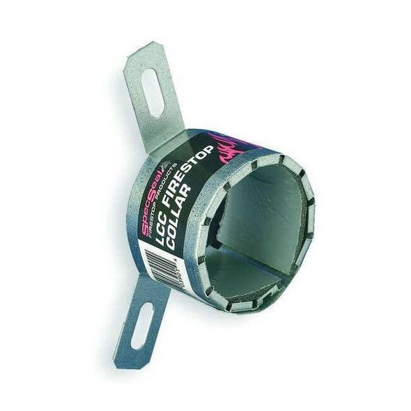 Sti Firestop Pipe Collar,Silv,Steel,2.3"Dia. LCC150