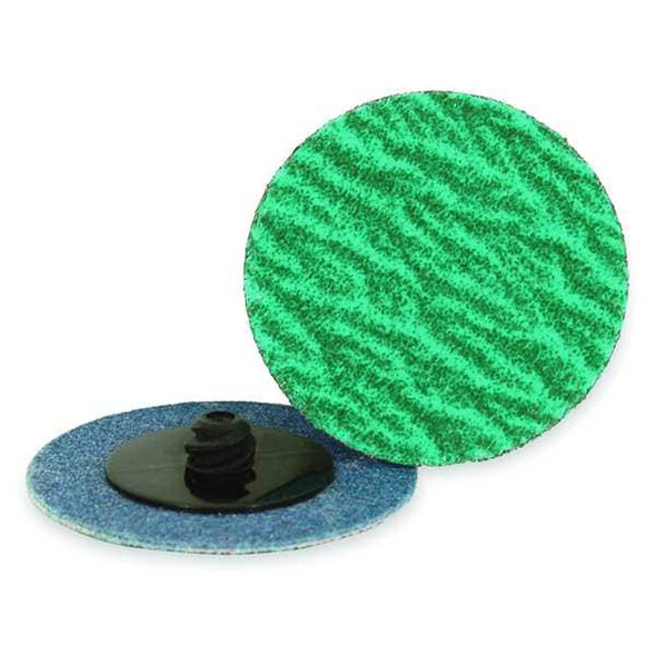Arc Abrasives Qk Change Disc, ZircAlO, 2in, 80G, TR, PK25 11-319136K