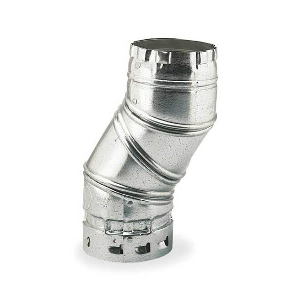 Ameri-Vent Adjustable Gas Vent,6" Dia. 6EAL