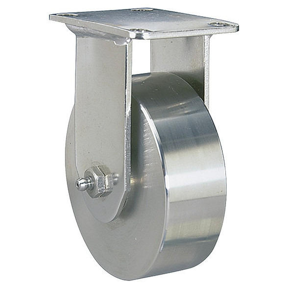 Hamilton Plte Caster,Rgd,SS,4 in.,850 lb. R-WHS-4SB