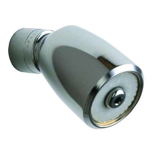 Chicago Faucet With Ball Joint,Brass, Shower Head, Chrome, Wall 620-CP