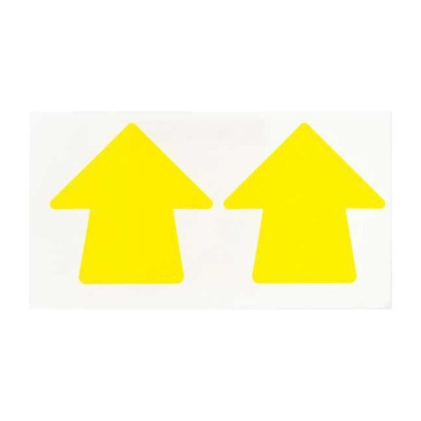 Floor Marking Tape, vinyl, Solid, Yellow, 2 in W., 4 mil Thickness, 100 PK