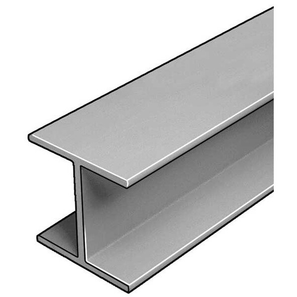 Fibergrate W-Beam,ISOFR,Gray,4x4 In,1/4 In Th,10 Ft 1674150.02