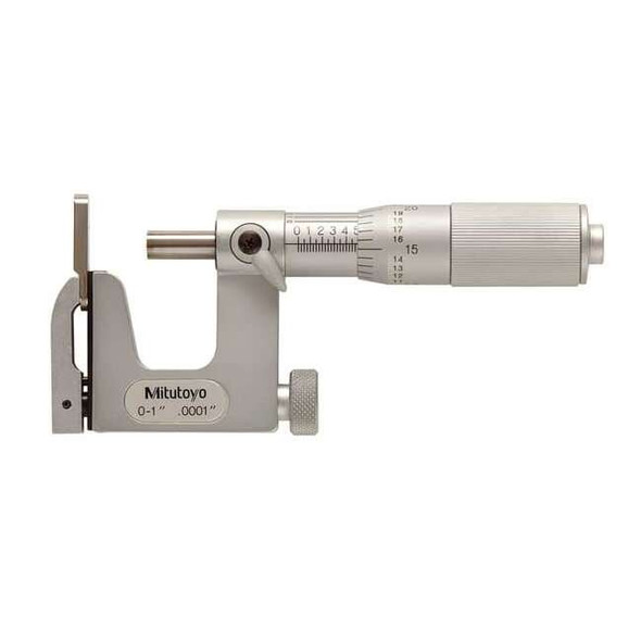 Mitutoyo Universal Micrometer,0-1 In,0.0001 In 117-107