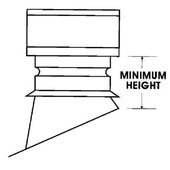 Ameri-Vent Female Vent Adapter,5" Dia.,6" L 5EUA-F