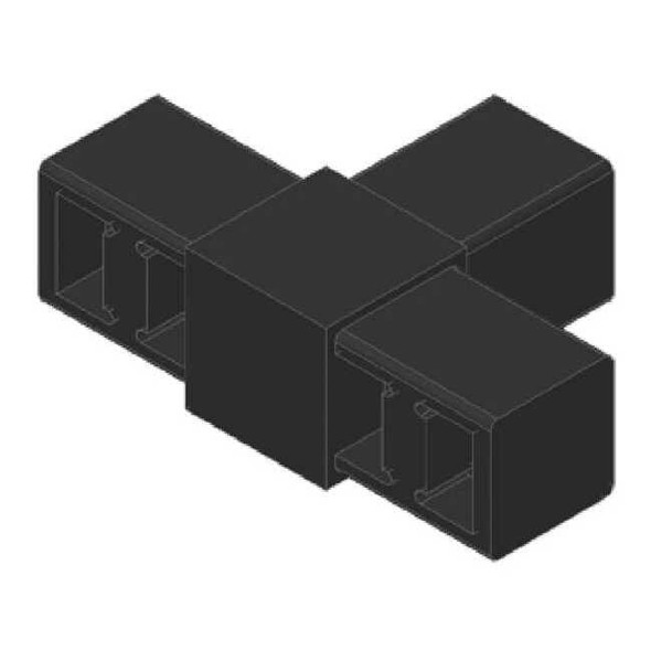 Faztek 3 Way Tee Cnnctr,7/8 inx3 1/4 in,Plastic 13FT9230