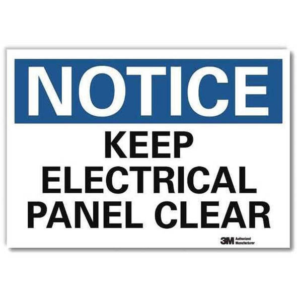 Lyle Notice Sign,5inx7in,Reflective Sheeting U5-1291-RD_7X5