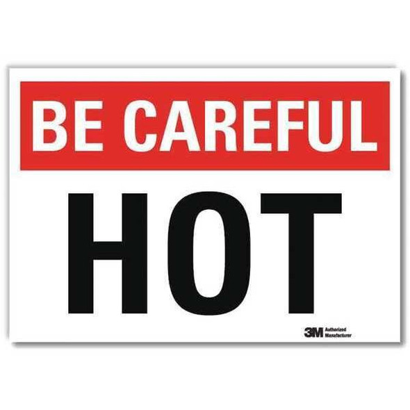 Lyle Safety Sign,5inx7in,Reflective Sheeting U7-1014-RD_7X5