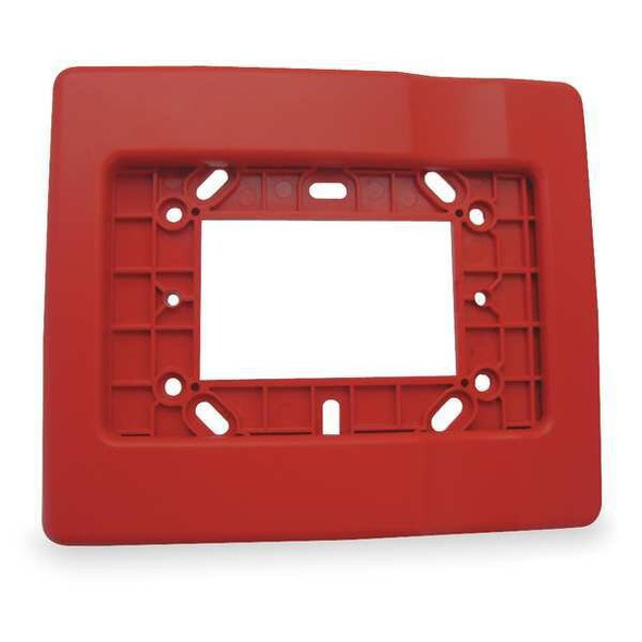 Edwards Signaling Trim Plate,Red,H 1/2 x L 5 7/8 In EG1RT