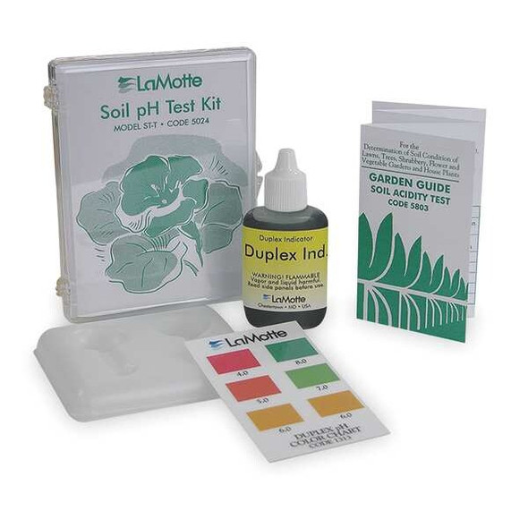 Lamotte Soil pH Test Kit, pH Range 4.0 to 8.0 5024