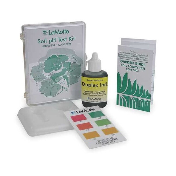 Lamotte Soil pH Test Kit, pH Range 4.0 to 8.0 5024