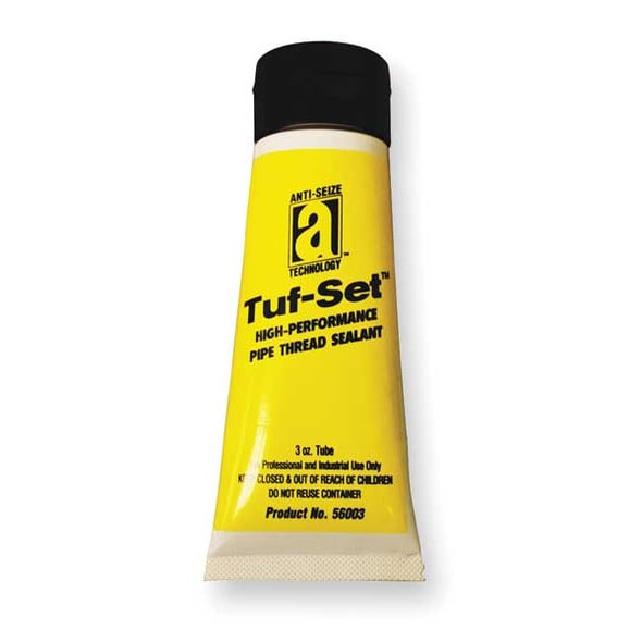 Anti-Seize Technology Pipe Thread Sealant 9.6 fl oz, Brush-Top Can, Tuf-Set, Blue, Paste 56008