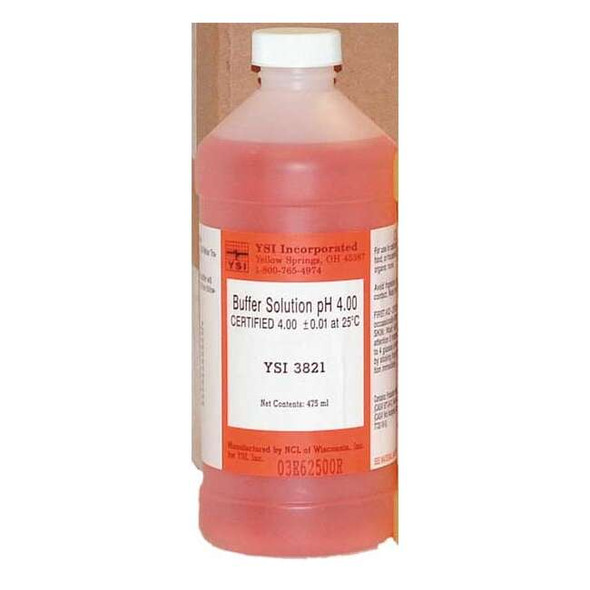 Ysi Buffer Solution,pH,4.00,Pt,PK6 3821