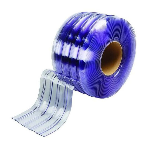 Tmi Flexible Bulk Rolls,Ribbed,8in,Clear,PVC 999-00127