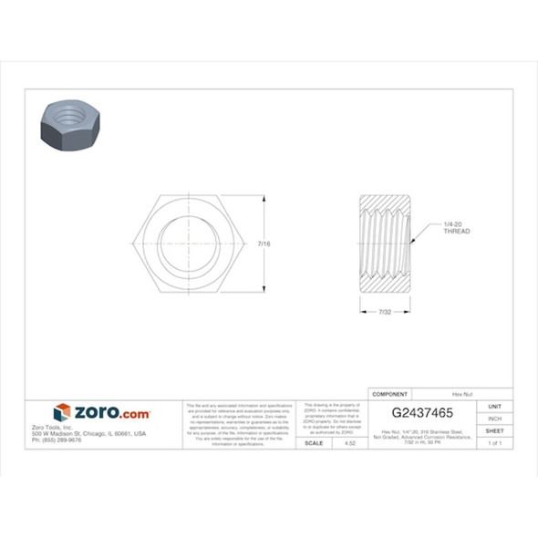 Foreverbolt FB3HEXN1420P50