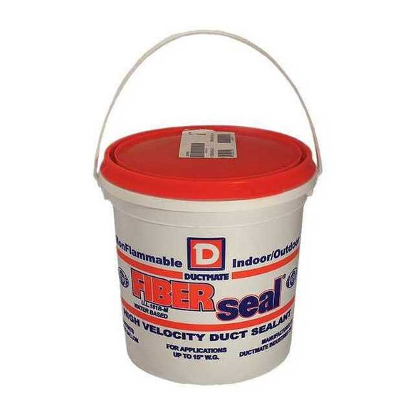 Acrylic Latex Sealant, 1 gal, Pail, Gray, Acrylic Latex Base, FIBERseal