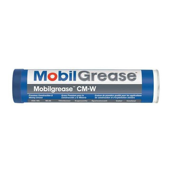 Mobil Extreme Pressure Grease, 13.7 oz, Cartridge, Brown 121086