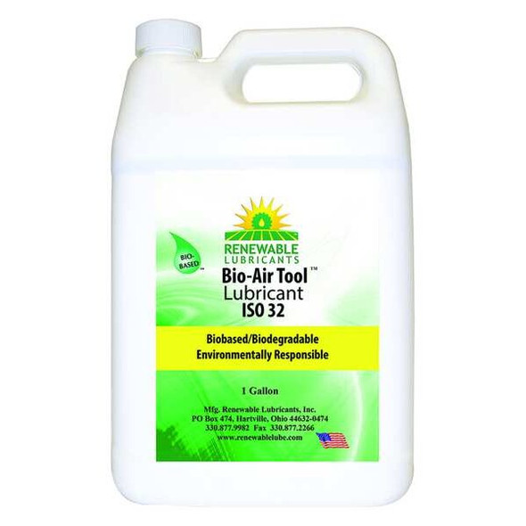 Renewable Lubricants 1 gal., Jug, Vegetable Oil, Yellow 83113