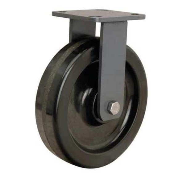 Hamilton Plt Cstr,Rgd,Phenolic,8 in.,1400 lb.,Blk R-WH-8P