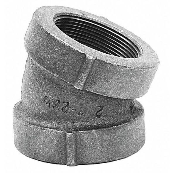 22-1/2 Degree Elbow 22-1/2 Degree Elbow, 1" Pipe, FNPT, Cast Iron, Class 125
