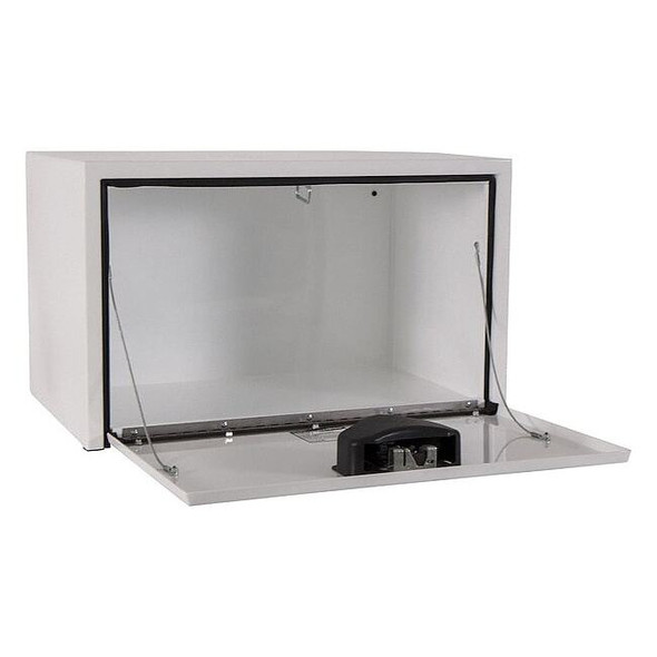 Buyers Products 24"W 4.5 cu. Ft. White Steel Underbody Truck Box 1702200