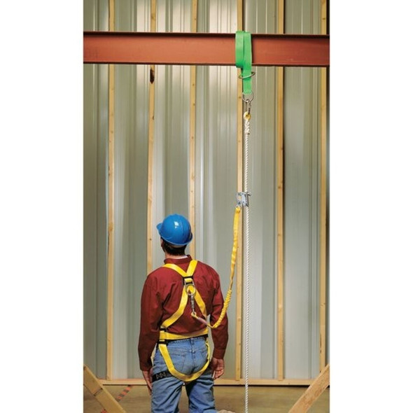 Miller Vertical Lifeline, 30 ft., 310 lb. Weight Capacity 194R-2-30FTWH