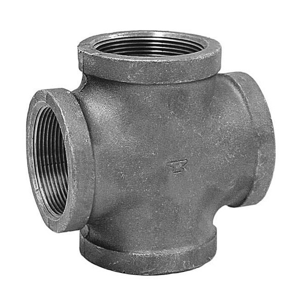 Anvil Cross Cross, 1/8" Pipe, FNPT, Malleable Iron, Class 150 0310069208