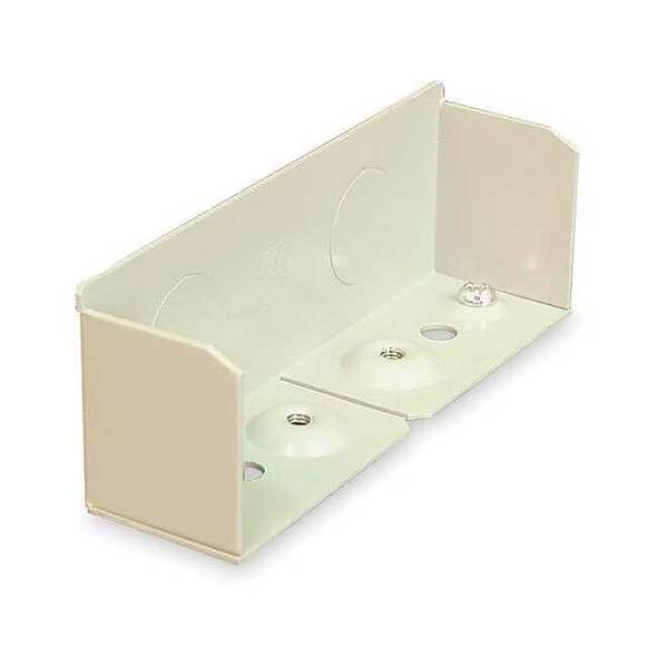 Blank End, 4000 Series, 1 Channel, 4.75 in W, 1.25 in H, 1.25 in L, Gray