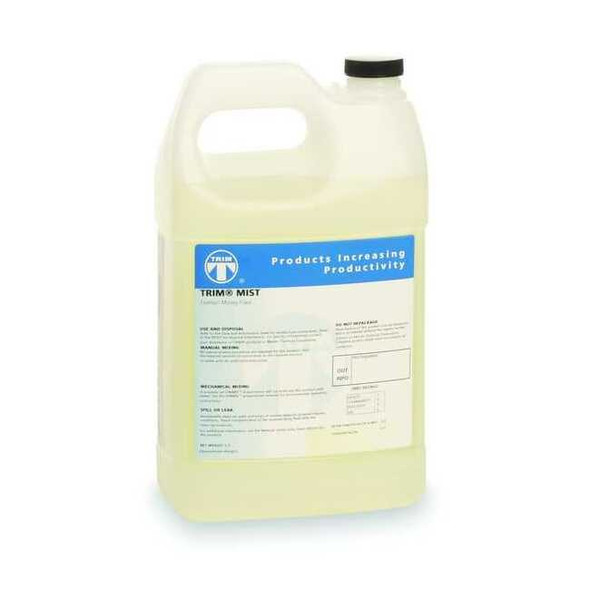 Trim Cutting Oil, MIST, Synthetic, 1 gal, Jug, Light Yellow MIST-1G Pack of 4