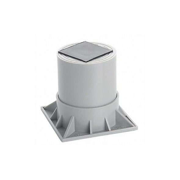 Diversitech Heat Pump Riser,Two Piece, 3 In.,Gray HPR-3-2P