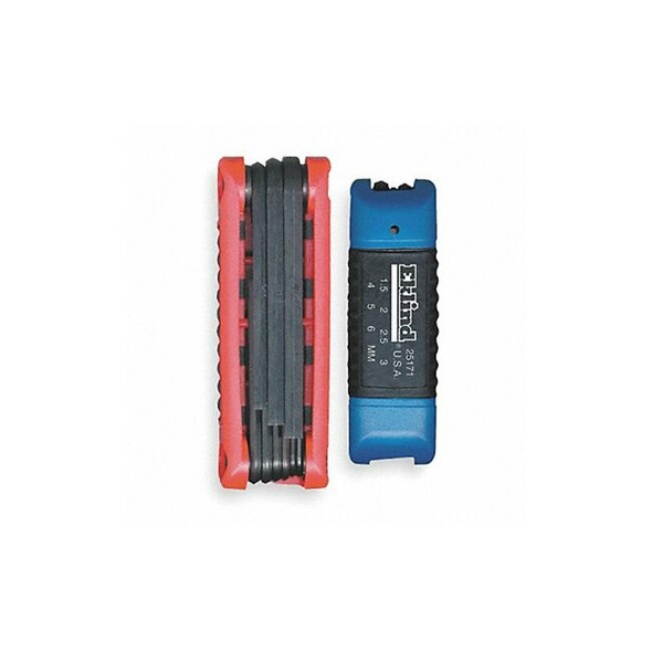 Eklind 16 Piece Metric/SAE Fold-Up Hex Key Set, 25016 25016