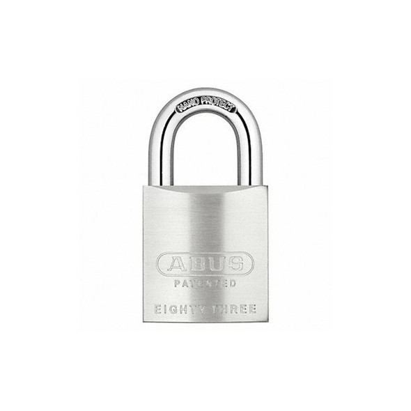 Abus Keyed Padlock, 59/64 in,Rectangle,Gold 83/45 RK KA-300