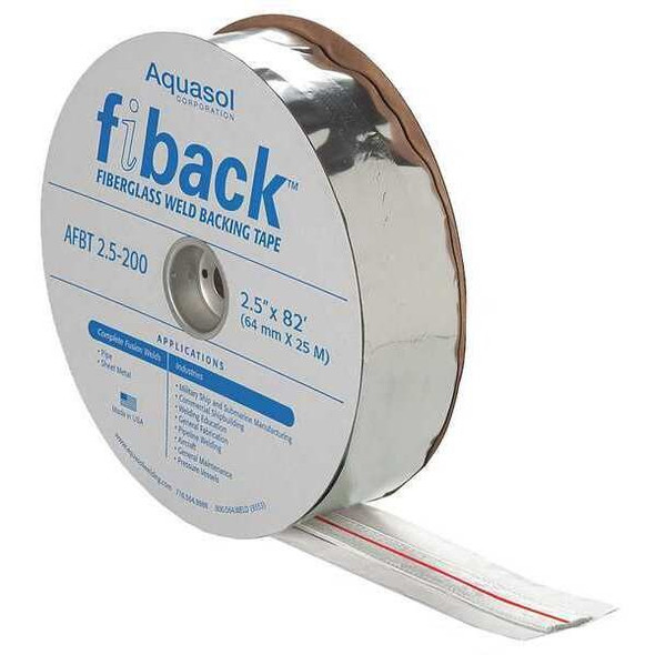 Aquasol Fiberglass Backing Tape,2-1/2in.dia,Roll AFBT-2.5-200
