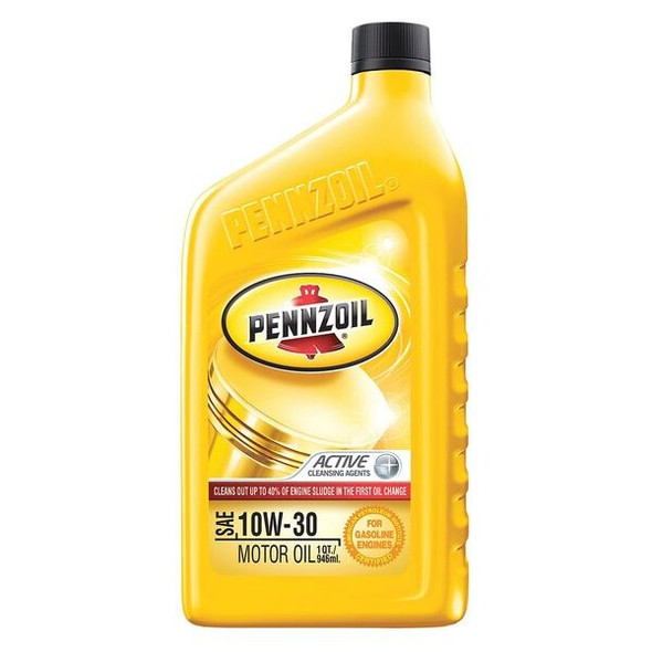 Pennzoil Engine Oil, 10W-30, Conventional, 1 Qt. 550035052