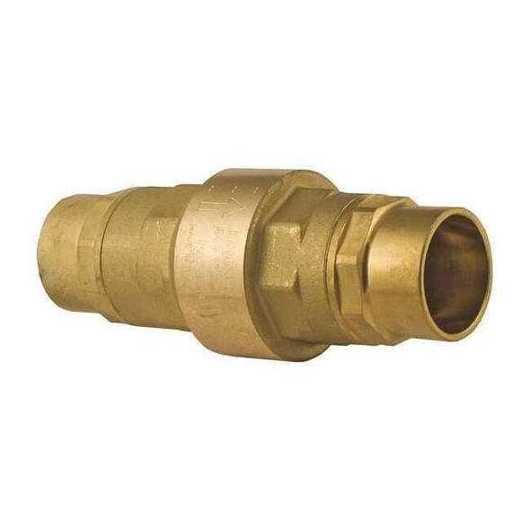 Bonomi 3/4" Sweat Brass Spring Check Valve 100712LF-3/4"