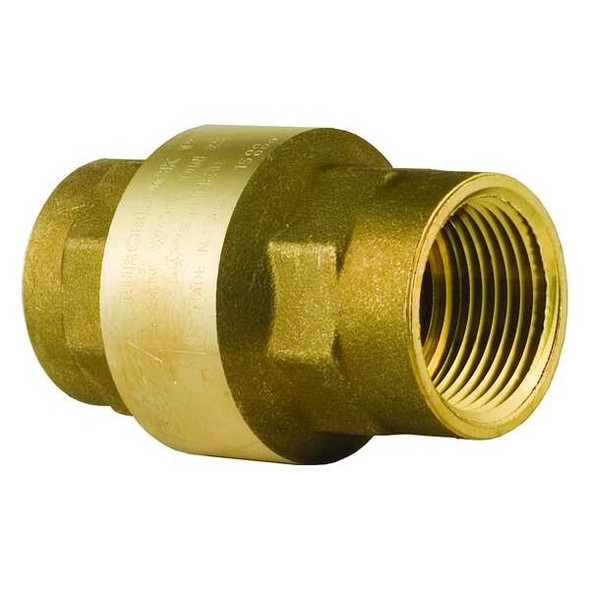 Bonomi 1" NPT Brass Spring Check Valve 100012LF-1"
