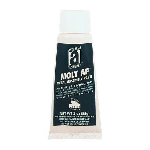 Anti-Seize Technology Anti Seize,Moly Paste,3 oz,Tube,Black 43003